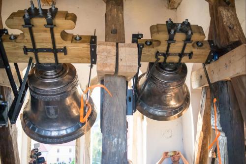 Žehnání nových zvonů Maria a Sv. Havel