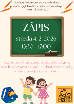 zápis do 1. třídy
